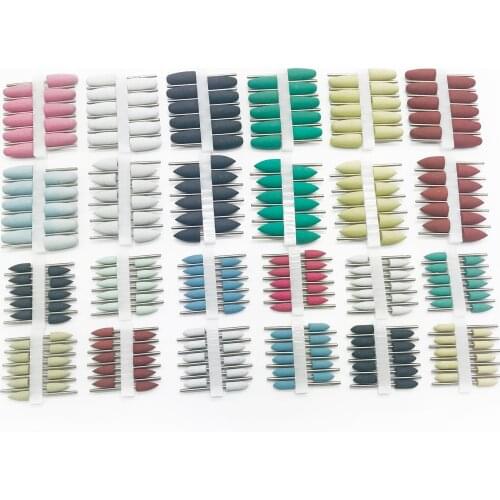 2.35mm Dental resin burs silicon rubber polishers Burs Whitening Equipment tools