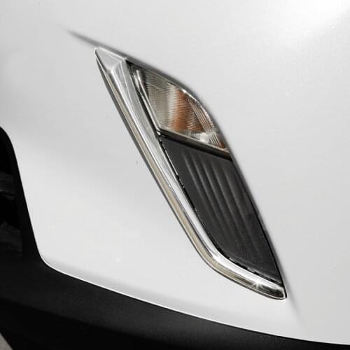 ABS Chrome For Mazda CX3 CX-3 2015-2018 Front Bottom Foglight Eyelids Fog Light Brow Eyebrow Strip Bumper Cover Trim Accessorie