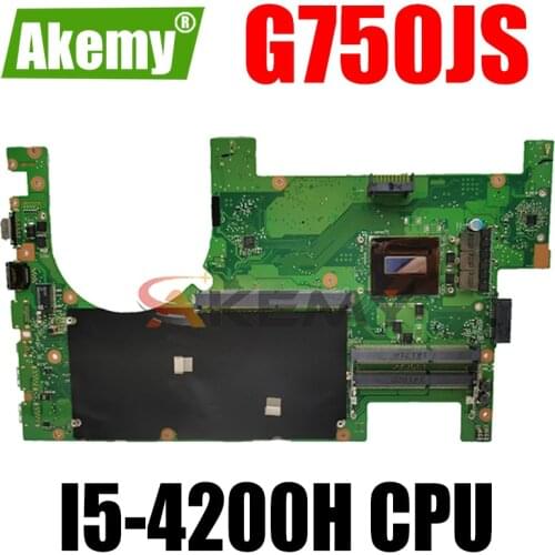 Akemy G750JS Laptop motherboard for ASUS ROG G750JS G750J original mainboard 2D I5-4200H