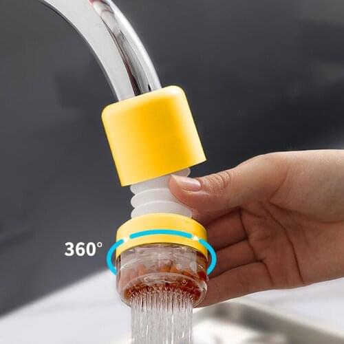 Water Tap Extension Filter Water Tap Gadget Kitchen Bathroom Accessories 360 Degree Adjustable Faucet Extender Shower