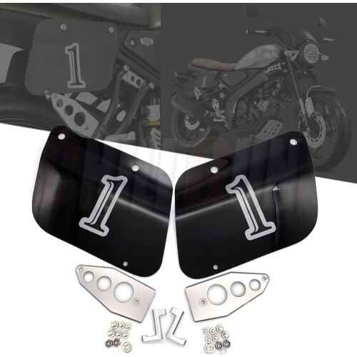 Motorcycle Accessories Cafe Racer PLAT BODY SAMPING SIDE NO. Number PLATE BLACK For YAMAHA XSR155 XSR-155 XSR 155 2019 2020 2021