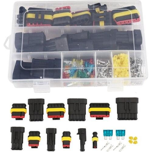 Car Accessories 240pcs Waterproof Automotive Mini Blade Fuses Kit Electrical Wire Connector Terminals for Motorcycle Scooter Car
