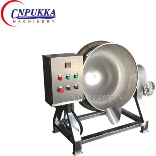Stainless steel jacketed kettle /jam cooking machine with stirring function /sugar cooker pot