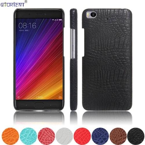 Crocodile Pattern Leather Case for Xiaomi Mi 5S Ultra Thin Cases Xaomi Xiomi Mi 5S Hard PC Back Cover Mi5S Xiaomi5S Bumper Capa