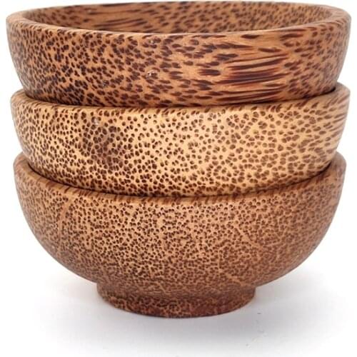 Baby Wooden Feeding Wooden Lightweight unbreakable Bowl Kids Assist Tableware Free High Quality Wooden bowl