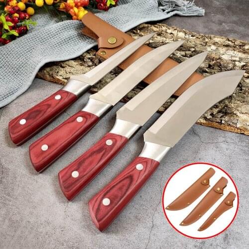 Stainless Steel Kitchen Knife Chef Knife Meat Vegetable Knife Fruit Knife Cooking Knife Sharp Knife Hunting Knife Fishing Knife