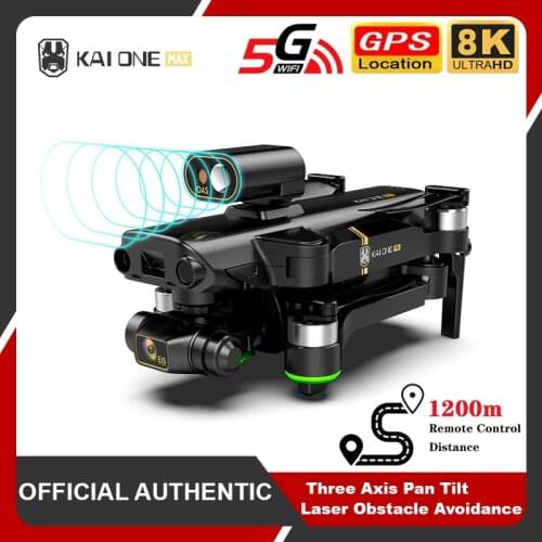 KAI ONE MAX GPS Drone 8K HD Camera 3-Axis Gimbal Professional Anti-Shake Aerial Photography Brushless Foldable Quadcopter PK F11
