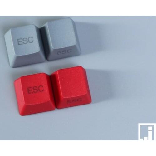 Mechanical keyboard PBT red ESC Enter keycap R4 cherry mx switch OEM height red esc cap 87 wasd blank cap keyboard ducky filco