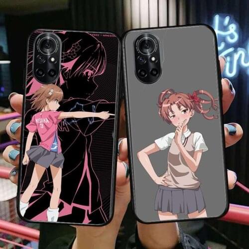 Toaru Kagaku no Railgun S Clear Phone Case For Huawei Honor 20 10 9 8A 7 5T X Pro Lite 5G Black Etui Coque Hoesjes Comic Fash