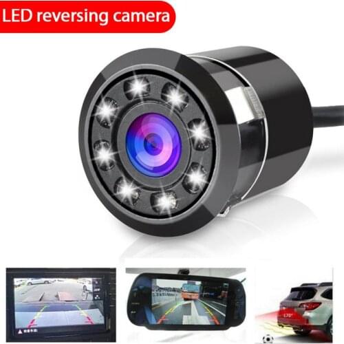 8 LED Car Rear View Reverse Parking 170° CMOS Camera Night Cam Kit Waterproof Car Camera Accessories for Parking Assistance