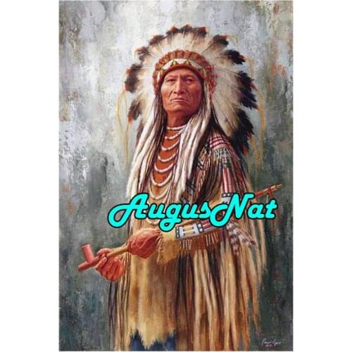 5d full square diamond painting indian man diamant embroidery beads decor canvas painting oil paint by number puzzle picture diy