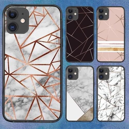 Luxurious Gold Marble Phone Case For iphone 12 11 6 Mini Pro XS Max X XR 7 8 Plus Soft TPU Cover 12Pro 11Pro 12Mini