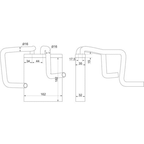 Heater Core Interior Radiator Element fits SUBARU IMPREZA GC# 1992 - 2000 / FORESTER SF# 1997 - 2002