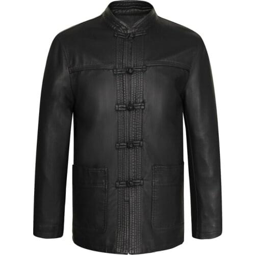 WAEOLSA Men's Faux Leather Jackets