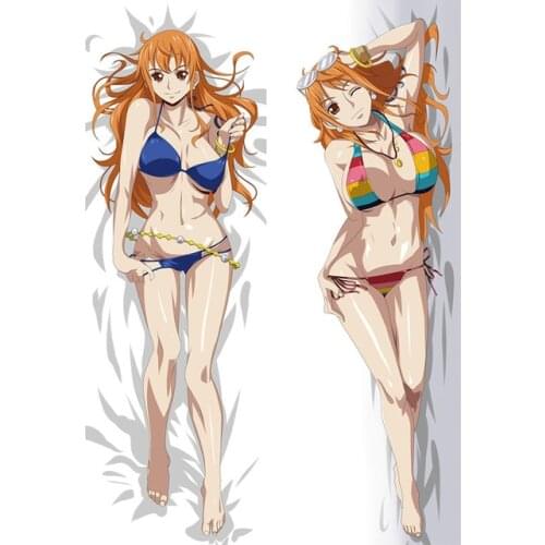 Japanese Hot Anime One Piece Cosplay Body Pillow Case Nami Sexy Anime Girls Dakimakura Cushion Cover Hug Body Female Otaku Gift