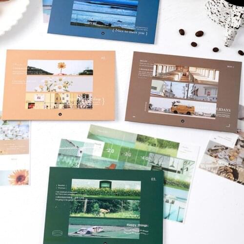 2 Sheets /Pack Tape Design Washi Stickers Seaside Sea Scenery Handbook DIY Decorative Stickers