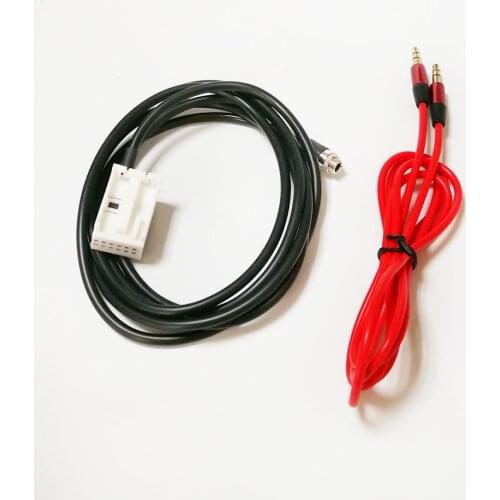 Biurlink RD4 Radio 3.5mm Jack AUX Adapter Audio Cable for Peugeot 307 308 407 408 507 for Citroen C2 C5 RD4
