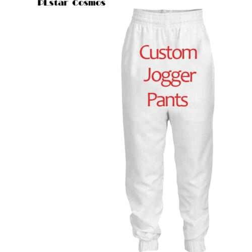 PLstar Cosmos Custom Made 3d Print Pants Casual Elastic Waist Mens Fitness Workout Pant Sweatpants Trousers Jogger