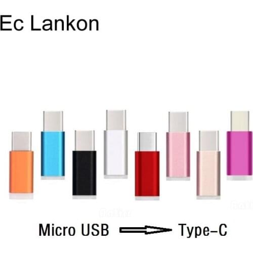 Colorful USB Type C Male Connector to Micro USB Female Converter USB-C Type-C Adapter for OnePlus 2 HTC 10 Lumia 950