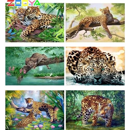 Diy New Arrivals Cross Stitch Crystal Diamond Painting Animal Diamond Embroidery Animals Tiger Diamond Mosaic Paintings 6Jm012