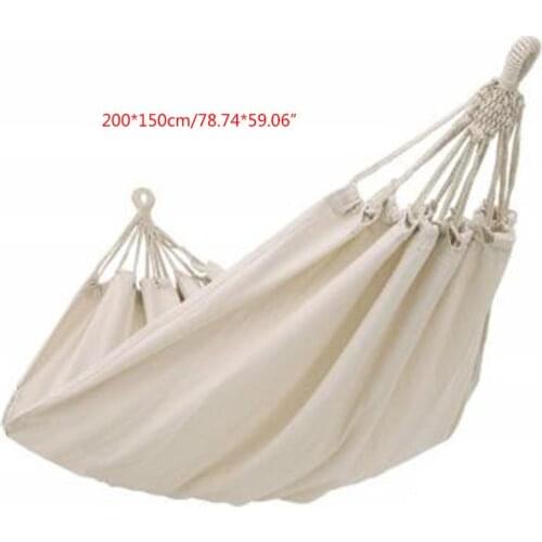 Double Hammock Outdoor Rollover Prevention Camping Hanging Swing Bed for Hiking