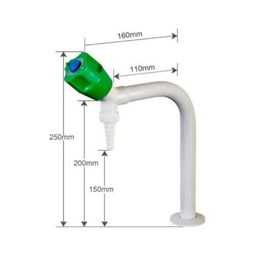 Vidric G1/2 Laboratory Brass Faucet Hospital Single Cold Single Handle Sink Faucet Factory School Laboratory Sit Style Faucet