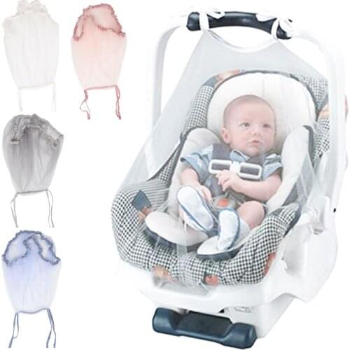 Summer Mosquito Net Baby Stroller Pushchair Mosquito Insect Shield Net Safe Infants Protection Mesh Stroller Accessories