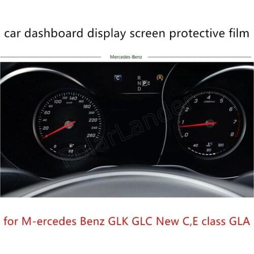 Best price for M-ercedes B-enz GLK GLC New C E class GLA Dedicated Car Instrument Screen Protector Dashboard Protective Film