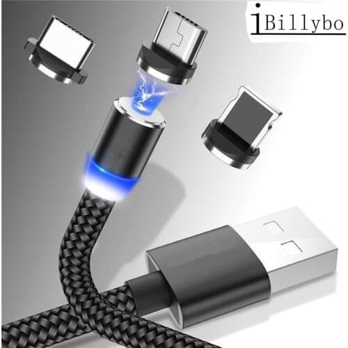 Magnetic Micro USB Cable For Samsung Galaxy J7 J5 J3 J4 Huawei Y5 Y6 LG G3 Stylo 3 Oppo A7 android Phone Type c USB Fast charger