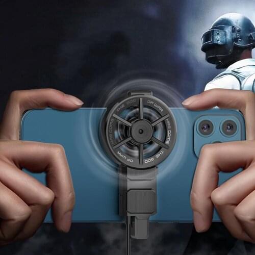 Mobile Phone Coolers Refriger Cooling Radiator Gaming Universal Phone Fan Holder Mobile Game Phone Cooling Fan