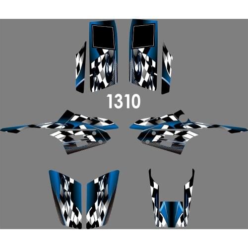 Motorcycle Team 3M Graphic & Backgrounds Decal Stiker Kits for YAMAHA Warrior 350
