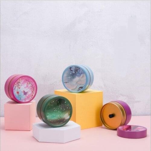 NEW Japanese Style Kitchen Tea Box With Lid Mini Metal Storage Boxes Caddy Coffee Organizer Container For Home Decor