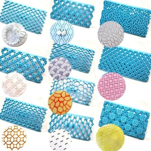 New Arrival Geometric Shape Sugar craft Fondant Cutter Cake Mold Pastry Art Embossing Biscuit Cutter Mould Cake Decorating Tools