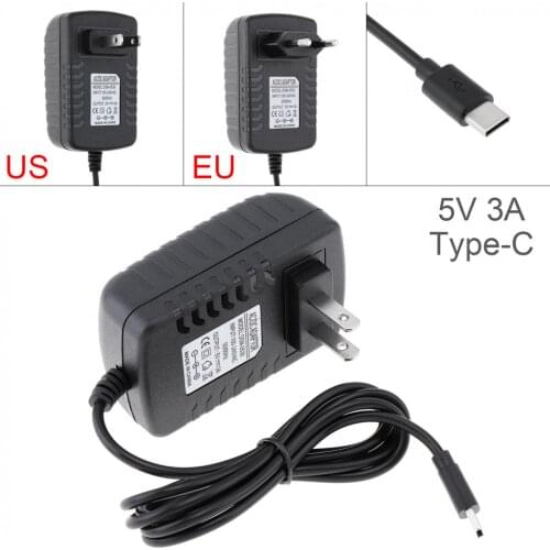 Portable 5V 3A Power Adapter Charger Converter Mobile Phone Charger Fit for Raspberry Pi 4 TypeC USB Power Charging