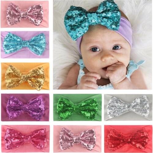 Newborn Toddler Baby Headband Headdress Kids Girl Headbands Girl Bow Knot Hair Accessories Baby Turban Multicolor Dropshipping