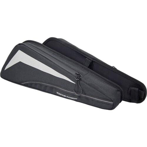 Motorcycle Frame Triangle Bag Portable Bag Reflective Night Safety Riding Waterproof Kit Toolbox