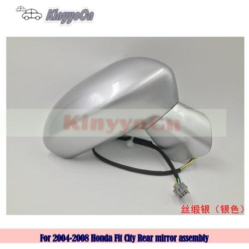 Kinyyocn For Honda Fit City 2004 05 06 07 2008 External mirror Rearview Mirror Rear view mirror outer side mirror Assembly