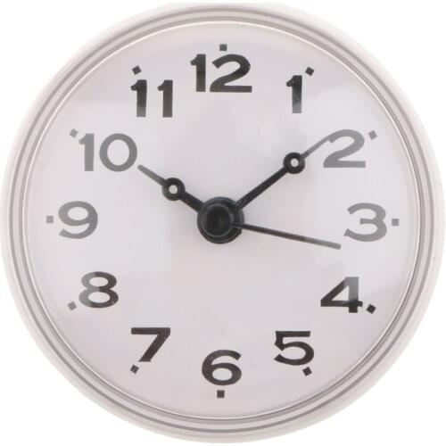 Waterproof Bath Shower Clock Suction Cup Room for Bathroom Kitchen