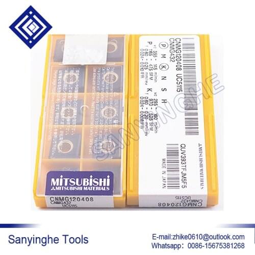High quality 50pcs/lots CNMG120404 UC5115 / CNMG120408 UC5115 cnc carbide turning inserts