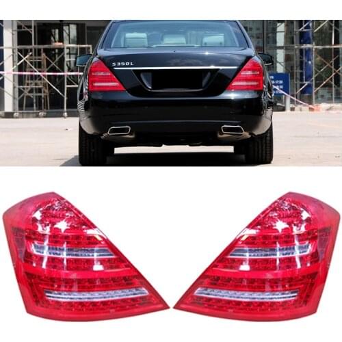 For Mercedes-Benz S-Class W221 S300L S350L S400L S500L S600L taillight shell 2005-2013 reverse steering brake lamp cover