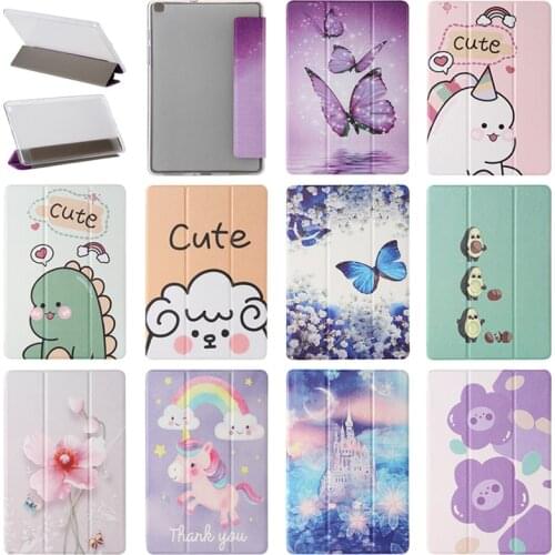 Protective Tablet Funda For Samsung Galaxy Tab A 8 2019 Case SM-T290 SM-T295 Coque Fold Cover For Samsung Tab A8 S Pen P200 P205