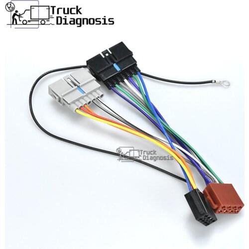12-008 ISO Radio Adapter for CHRYSLER for DODGE for JEEP Wiring Harness Connector Lead Loom Cable Plug Adaptor Stereo