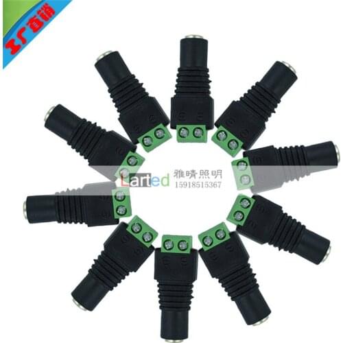 200pairs Male Female DC LED Connectors Jack Adapter Plug For 2.1*2.5mm For LED Strip Light