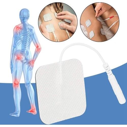 5*5 Non-Woven Carbon Adhesive Therapy Instrument To Replace The Self-Adhesive Electrode Patch Pad TENS Unit Pin Electrode Pads