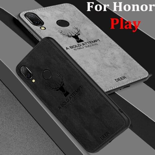 For Huawei Honor Play Case Soft phone case For HonorPlay Protection Back Cover Cloth + TPU cases For Honor play COR-AL00 Shell