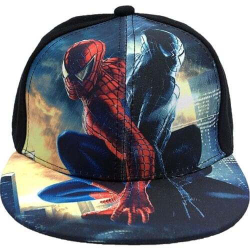 Disney Marvel Spiderman Kids Baseball Cap Spiderman Avengers Hat Boys Girls Children Caps sunhat Adjustable birthday gifts Cheap