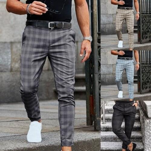 Мужские брюки в клетку Faroonee China At AliExpress
