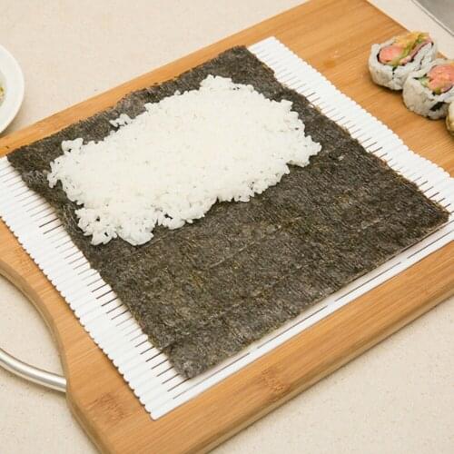 Sushi Mold Sushi Roller Food Grade Silicone Sushi Mould Maker Kitchen Wavy Sushi Roll Curtain Sushi Mat Sushi Tools