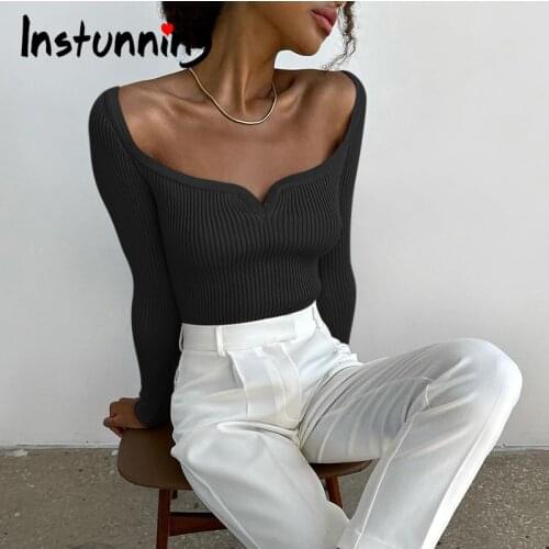Women's Long Sleeve T-shirts Instunning China