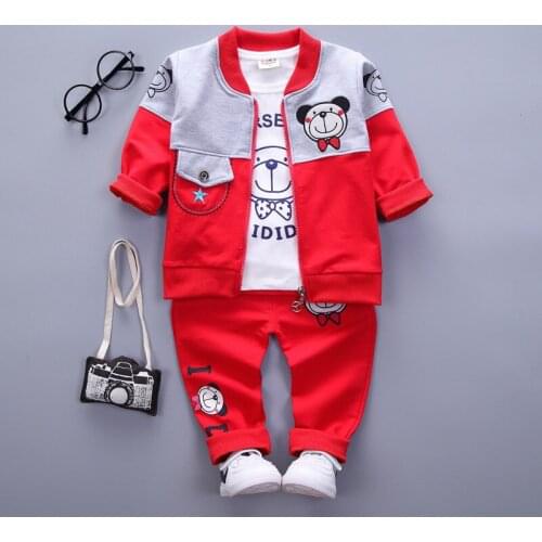 Sets 1 Zipper Coat + Pants + Fashion Cotton 2018 Baby Boy Girl Clothes children Boys Cute Clothing Free Shipping